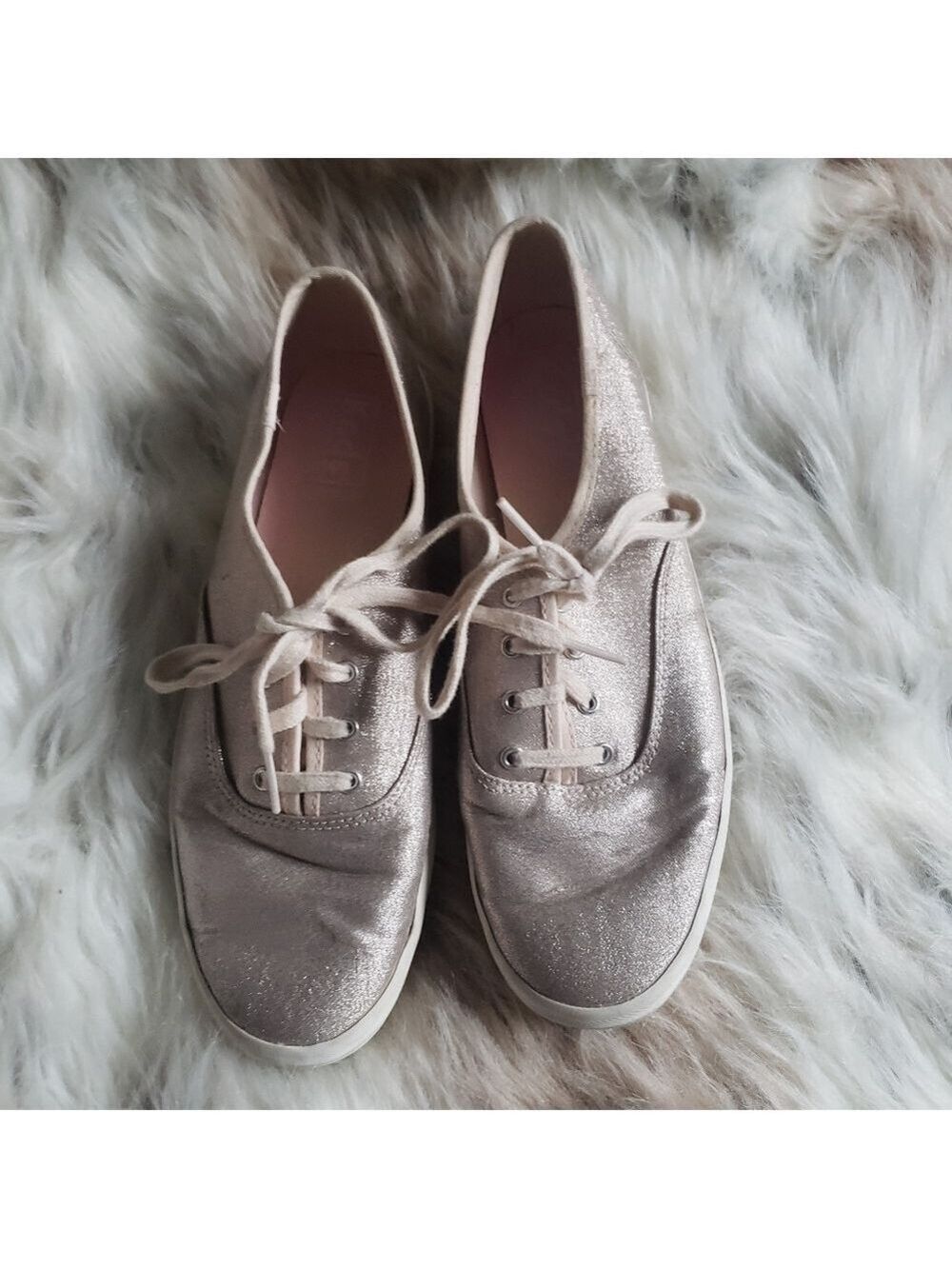 Keds Gold Metallic Ortholite Sneakers